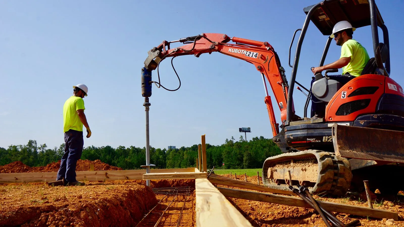 Alpha Foundations helical pier installation